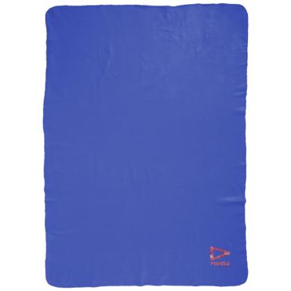 Huggy fleece plaid blanket with carry pouch 150x120 cm