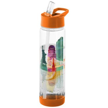 Tutti-frutti 740 ml Tritan™ infuser sport bottle