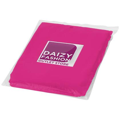 Ziva disposable rain poncho with storage pouch