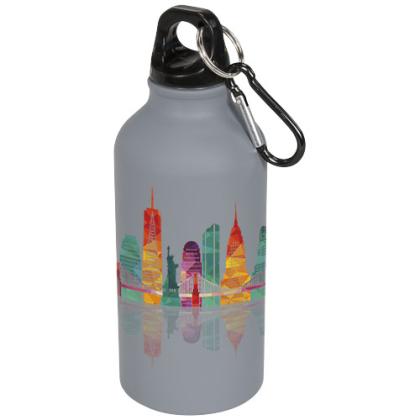 Oregon 400 ml matte water bottle with carabiner