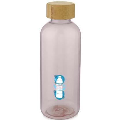 Ziggs 650 ml recycled plastic water bottle