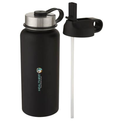 Supra 1 L copper vacuum insulated sport bottle with 2 lids