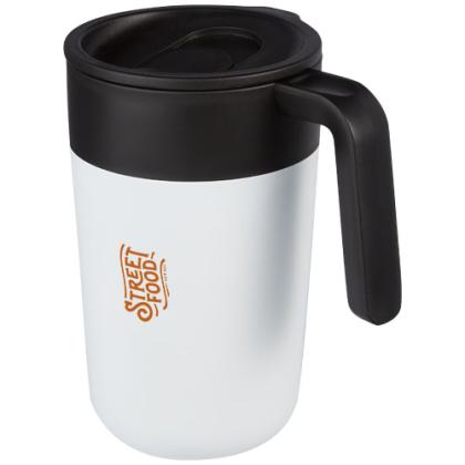 Nordia 400 ml double-wall recycled mug