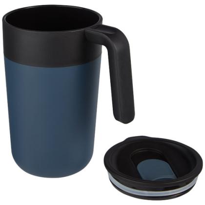 Nordia 400 ml double-wall recycled mug