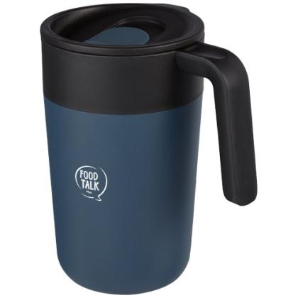 Nordia 400 ml double-wall recycled mug