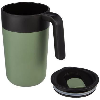 Nordia 400 ml double-wall recycled mug