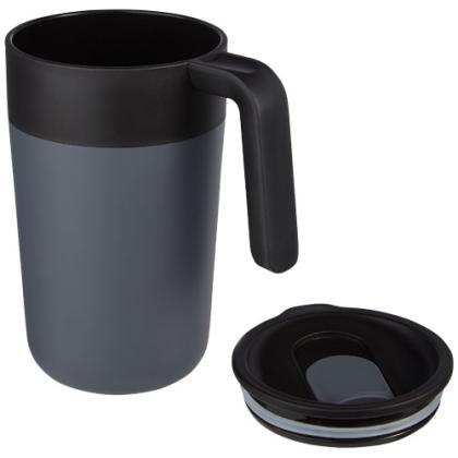 Nordia 400 ml double-wall recycled mug