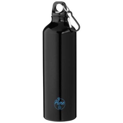 Oregon 770 ml RCS certified recycled aluminium water bottle with carabiner