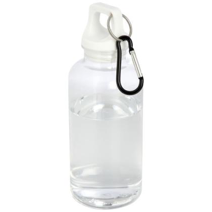 Oregon 400 ml RCS certified recycled plastic water bottle with carabiner