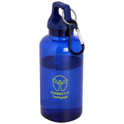 Oregon 400 ml RCS certified recycled plastic water bottle with carabiner