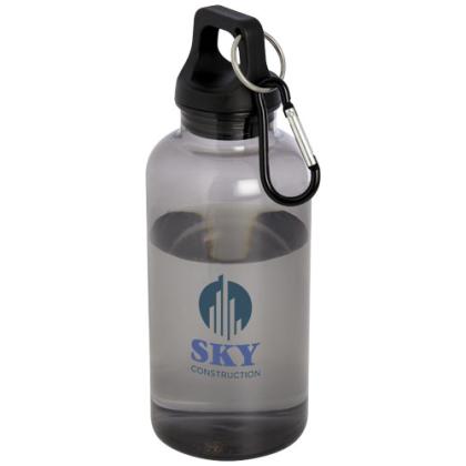 Oregon 400 ml RCS certified recycled plastic water bottle with carabiner