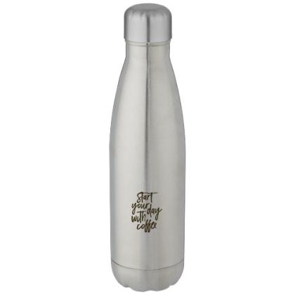 Cove 500 ml RCS certified recycled stainless steel vacuum insulated bottle 