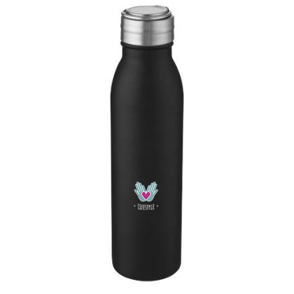 Harper 720 ml RCS certified stainless steel water bottle with metal loop