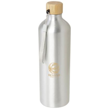 Malpeza 1000 ml RCS certified recycled aluminium water bottle