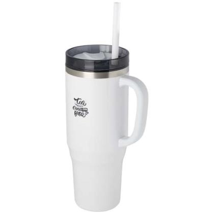 Melbourne 1200 ml RCS certified insulated tumbler with straw