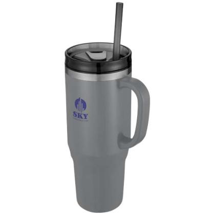 Melbourne 1200 ml RCS certified insulated tumbler with straw