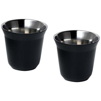 Duo 80 ml RCS certified stainless steel espresso cup set
