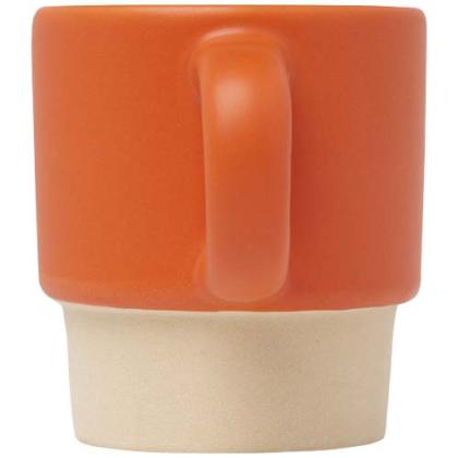 Olympia 130 ml stackable expresso cup with clay bottom