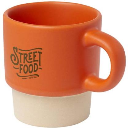 Olympia 130 ml stackable expresso cup with clay bottom