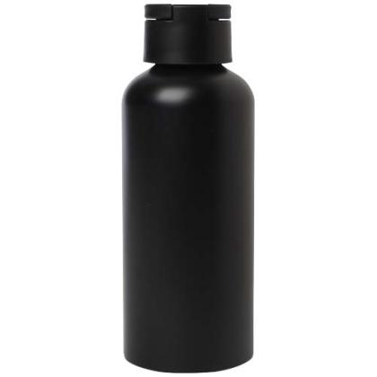 Trinity 600 ml RCS certified recycled aluminium water bottle with RPET lid
