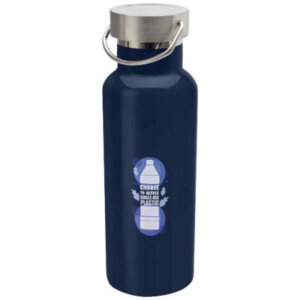 Thor 500 ml RCS certified recycled stainless steel water bottle