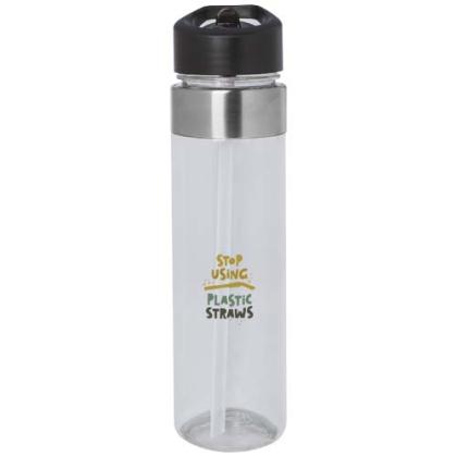 Dylan 650 ml Tritan water bottle with flip spout lid