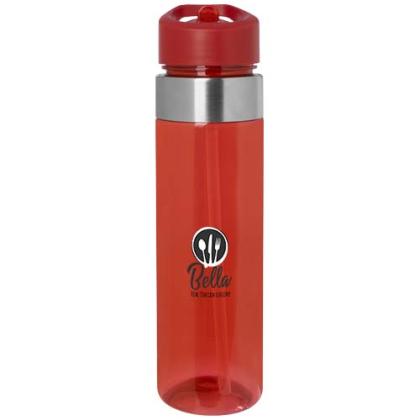 Dylan 650 ml Tritan water bottle with flip spout lid