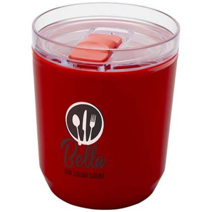 Hudson 180 ml recycled plastic double-wall tumbler