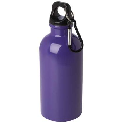 Oregon 400 ml RCS certified single wall stainless steel water bottle with carabiner