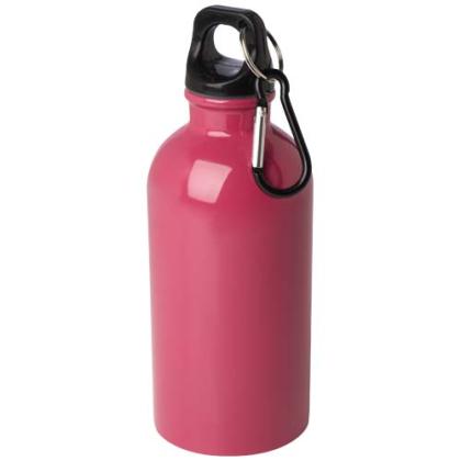 Oregon 400 ml RCS certified single wall stainless steel water bottle with carabiner