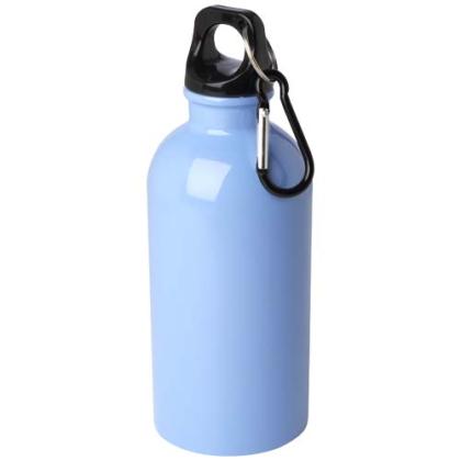Oregon 400 ml RCS certified single wall stainless steel water bottle with carabiner