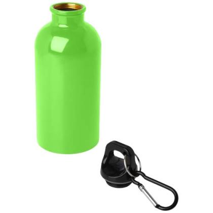 Oregon 400 ml RCS certified single wall stainless steel water bottle with carabiner