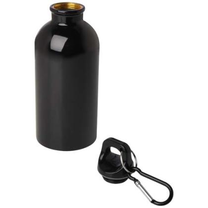 Oregon 400 ml RCS certified single wall stainless steel water bottle with carabiner