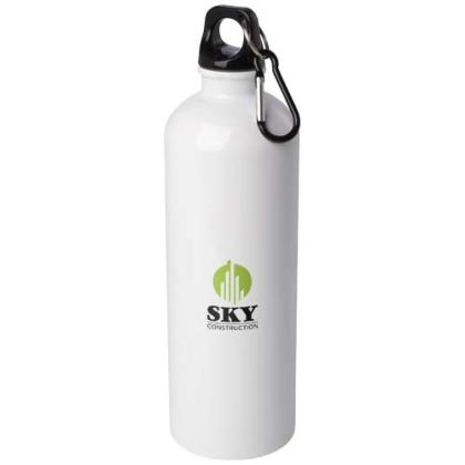 Oregon 750 ml RCS certified single wall stainless steel water bottle with carabiner