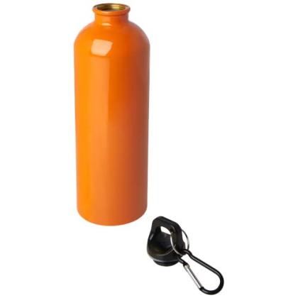 Oregon 750 ml RCS certified single wall stainless steel water bottle with carabiner