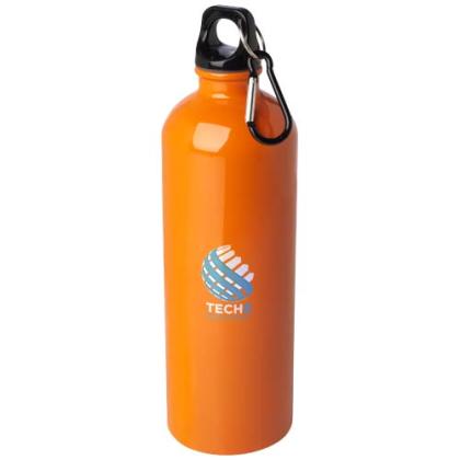 Oregon 750 ml RCS certified single wall stainless steel water bottle with carabiner
