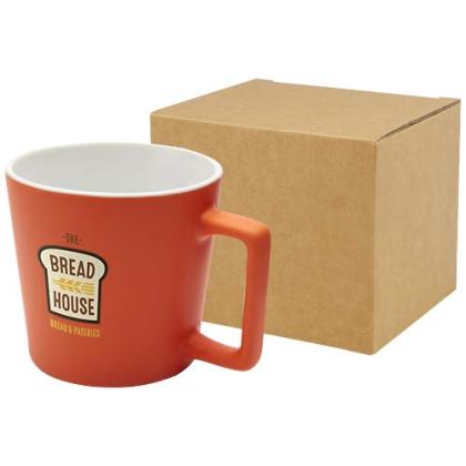 Cali 370 ml ceramic mug with matt finish