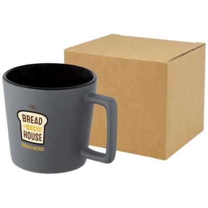 Cali 370 ml ceramic mug with matt finish