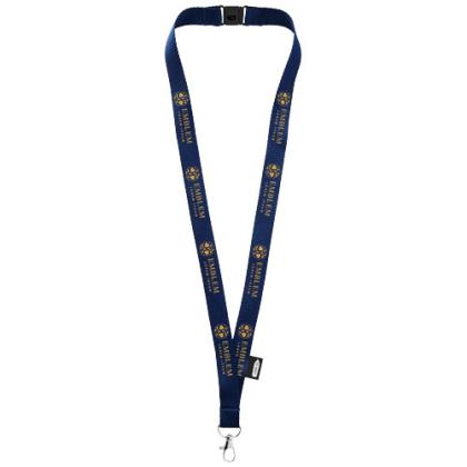 Tom recycled PET lanyard with breakaway closure