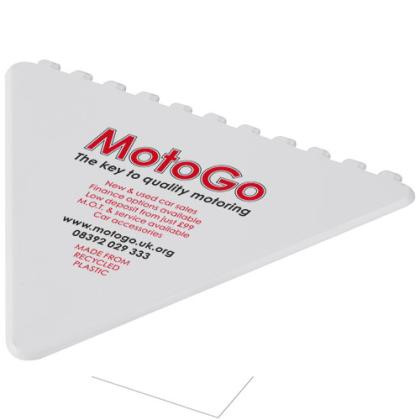 Frosty triangular recycled plastic ice scraper Frosty triangular recycled plastic ice scraper