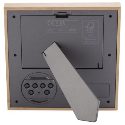 Sasa bamboo photo frame with thermometer