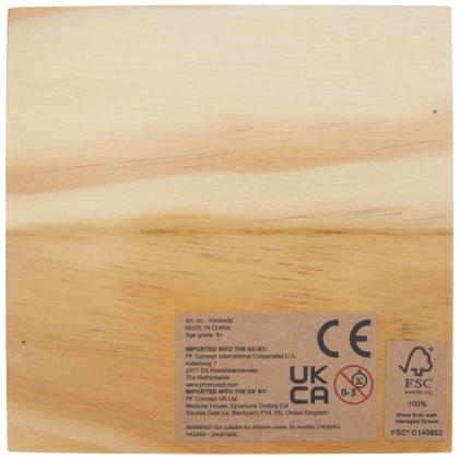 Strobus wooden tic-tac-toe game