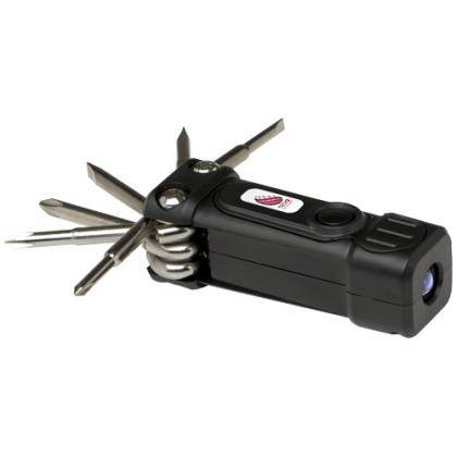 Octo 8-in-1 RCS recycled plastic screwdriver set with torch
