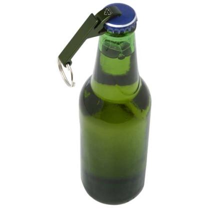 Tao RCS recycled aluminium bottle and can opener with keychain
