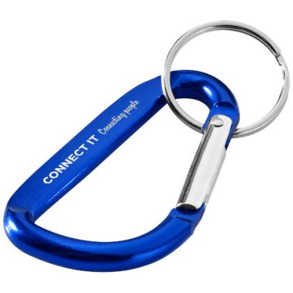 Timor RCS recycled aluminium carabiner keychain