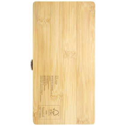 Rivet 19-piece bamboo/recycled plastic tool set