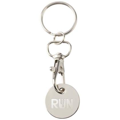 Rory keyring with trolley coin