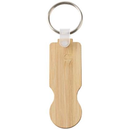 Ronan bamboo trolley keychain