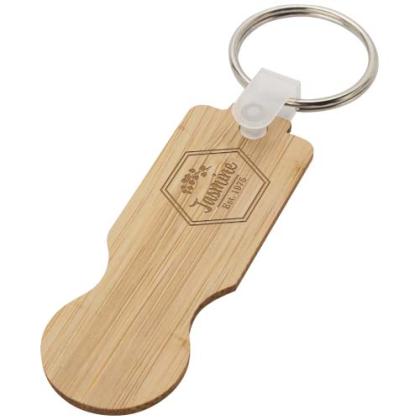 Ronan bamboo trolley keychain