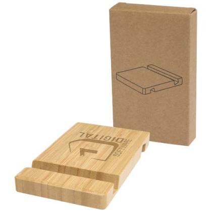 Bubup bamboo 2-angled tablet and phone stand
